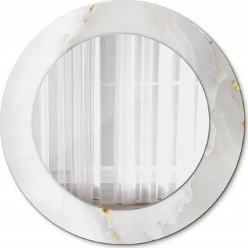 Zrcadlo Koupelnové zrcadlo s rámem Lesklý mramor 50 cm