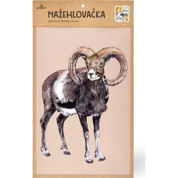 Textilní nažehlovací páska Lesní svět Nažehlovačka L 012 - Muflon