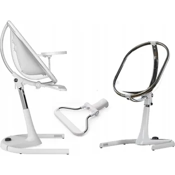 Jídelní židlička Židlička Mima Moon 2G Bílá | rám + podnožka