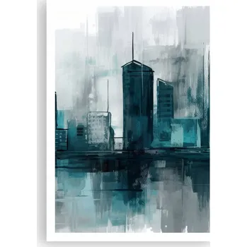 Obraz Plakát na zeď bez rámu 70x100 město obraz plakáty do obývacího pokoje ložnice