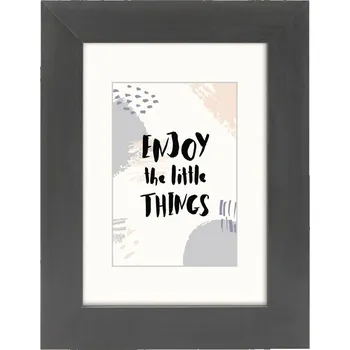 Rám na obraz Hama dřevěný rámeček SKARA, břidlice, 13x18 cm