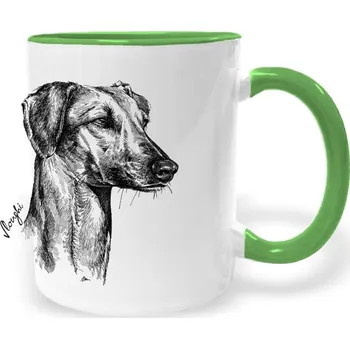 Hrnek - Sloughi Barva: Zelená