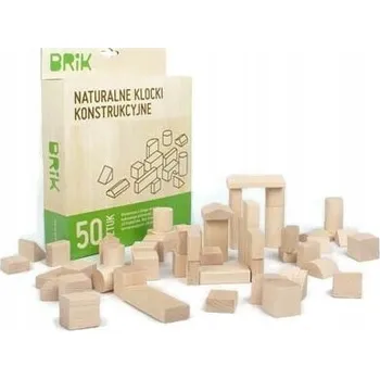 ostatní stavebnice Dřevěné Stavebnice Brik 50 kusů