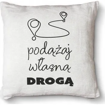 Polštář Foto polštář dekorativní na taburet Premium 40x40 - Jděte si vlastní cestou