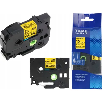 Pásek do tiskárny PÁSKA DO BROTHER TZ-631 12mm 8M ŽLUTÁ TZe-631