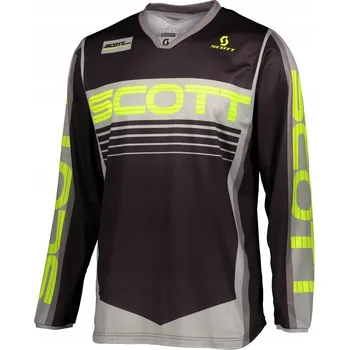 Moto bunda SCOTT Off-roadové tričko 350 RACE šedé žluté L