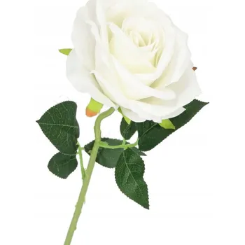 umělá květina JEDNA SAMETOVÁ RŮŽE JAKO ŽIVÁ 51 CM