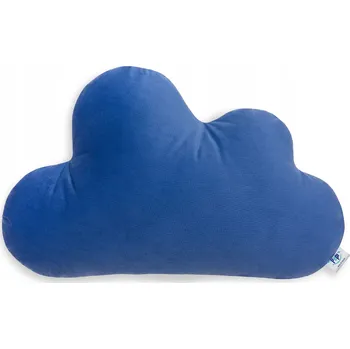 Polštář Dekorativní Polštář obláček nube tmavě modrý