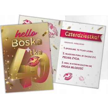 PŘÁNÍ k 40. NAROZENINÁM pro ženu - blahopřání, přáníčko