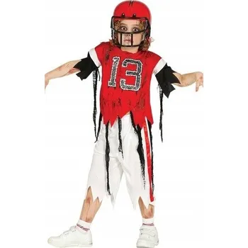 Karnevalový kostým KOSTÝM RUGBY HRÁČ ZOMBIE HALLOWEEN VELIKOST 146