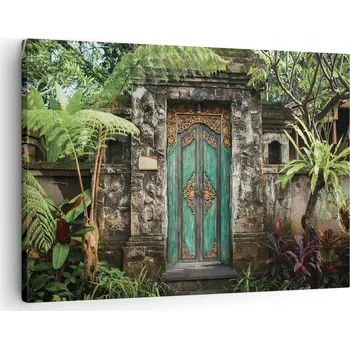 Obraz Obraz na plátně do obýváku ložnice 70x50 krásné dveře obrazy na zeď