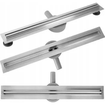 Odtokový žlab REA Neox Slim Pro 70, broušený nikl