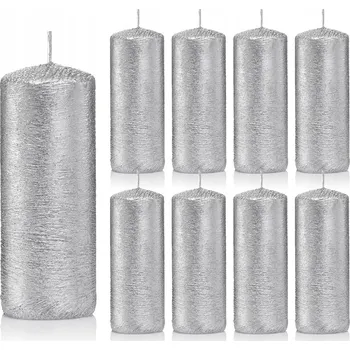 Svíčka Tradiční parafínová svíčka bez vůně Drobo 9 ks