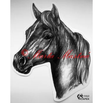 Žertovný předmět Samolepka -MINI HORSE-