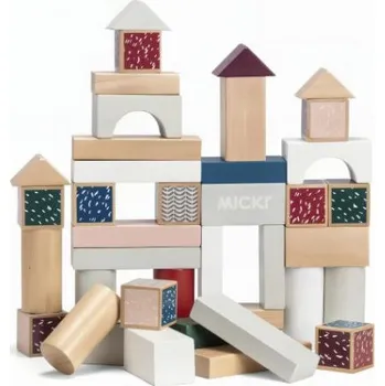 ostatní stavebnice Stavebnice 40 ks MICKI LEKSAKER 12M+
