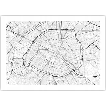 Obraz Plakát bez rámu do obýváku ložnice 70x50 město moderní módní obraz