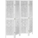 Paraván 358673 140-145 x 160 cm bílý