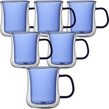 Sklenice Sklenice na kávu a čaj MG Home 300 ml 6 ks