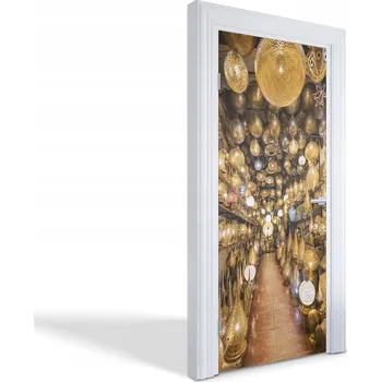 Fototapeta Ozdobná dekorativní fólie na dveře, nábytek, skříň - Motiv Obchod s lampami 85x205 cm