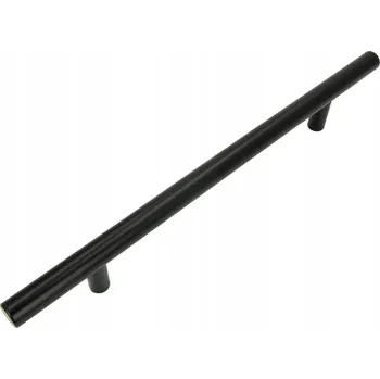 Nábytkové kování Nábytková úchytka Reling 160 mm černá Kovová úchytka na skříňky