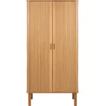 Šatní skříň v dekoru dubu v přírodní barvě 100x200x55 cm Langley – Actona ID_1730266