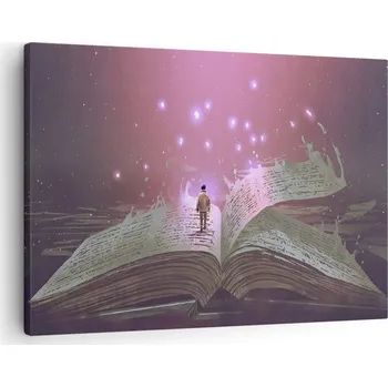 Obraz Obraz na plátně do obýváku ložnice 70x50 grafika foto obrazy na zeď