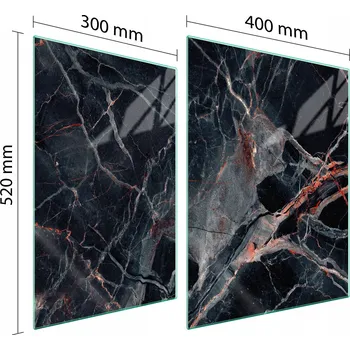 Obraz Krájecí deska TMK ArtDeko sklo 2 ks