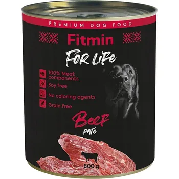 Krmivo pro psa Fitmin krmivo mokrá hovězí 0,8 kg