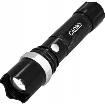 Svítilna TAKTICKÁ SVÍTILNA vojenská akumulátorová turistická USB se 2 nabíječkami