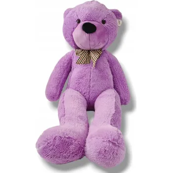 plyšák VELKÝ MEDVĚD MEDVÍDEK PLYŠOVÝ GIGANT 160CM FIALOVÝ
