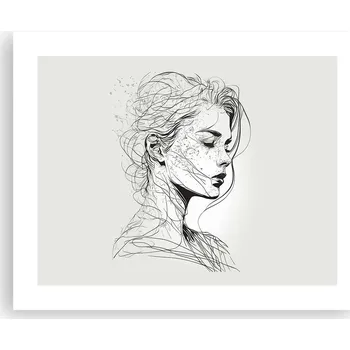 Obraz Obraz plakát na zeď bez rámu 50x40 žena foto plakáty do obýváku ložnice