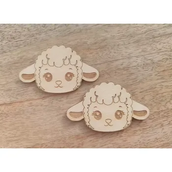 Velikonoční dekorace Ovečka č.2 - 6,5 x 4 cm