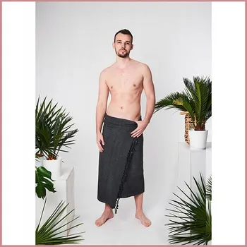 Prostěradlo Hammam ručník STONE WASH bavlna YEYE antracit