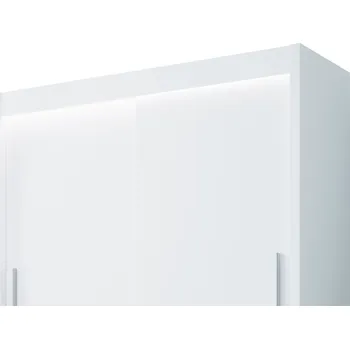 Šatní skříň Skříň Meblify Doti 180 x 215 x 58 cm bílá