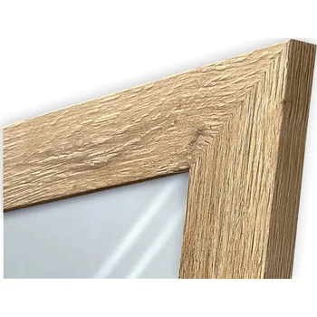 Zrcadlo Zrcadlo v širokém rámu 110x40 Dub Grandson