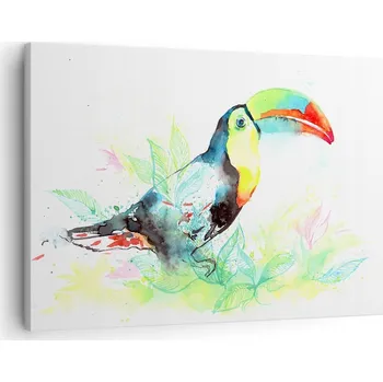 Obraz Obraz na plátně do obýváku ložnice 70x50 pták foto obrazy na zeď canvas