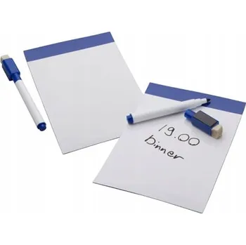 MAGNETICKÁ TABULE S POPISOVAČEM, poznámkový blok na lednici