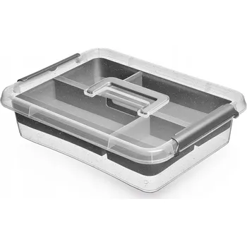 Dóza na potraviny Nádoba na léky Nanobox 6L + organizér Orplast