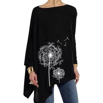 Dámská tunika 10K Tunika asymetrická s kulatý výstřihem, velikost XXL