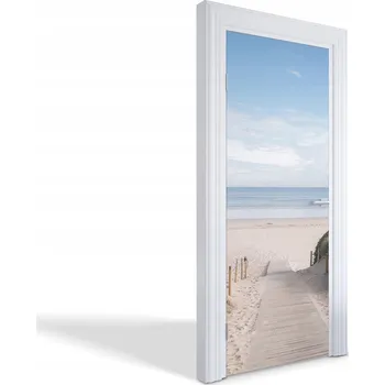 Fototapeta Samolepící dekorace ozdoba nálepka na dveře Cesta na pláž 75x205 cm
