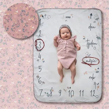 Dětská deka Dětská deka Snap The Moment 100 x 80 cm modrá