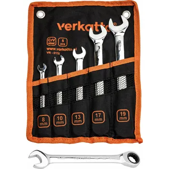 Klíč Očkoploché klíče 5 ks 8-19 mm