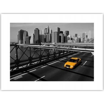 Obraz Obraz plakát do obýváku ložnice 40x30 město foto na zeď bez rámu