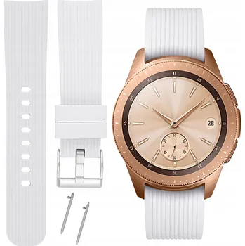 Řemínek na hodinky Řemínek Aristex pro Samsung 20mm bílý