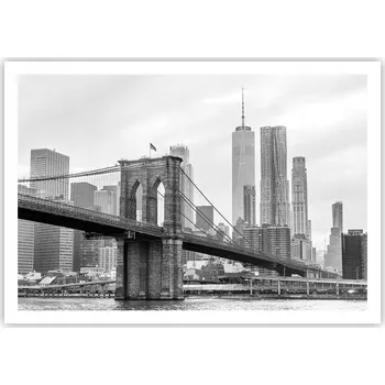Obraz Plakát na zeď bez rámu 100x70 nový York obraz plakáty do obývacího pokoje ložnice