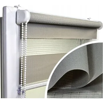 Roleta VOPPI ROLETA DEN A NOC 56x150 CM ŠEDÁ