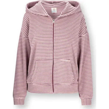 Dámská mikina PIP Studio Nicolle mikina na zip Petite Sumo Stripe lila Velikost: L