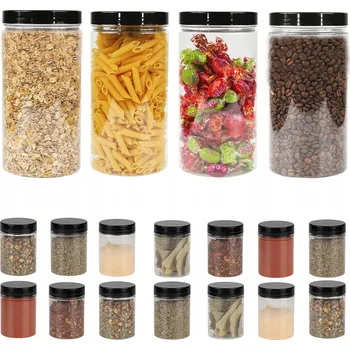 Sklenice Plastové sklenice SET 4x 1500 ml + 14x 100 ml