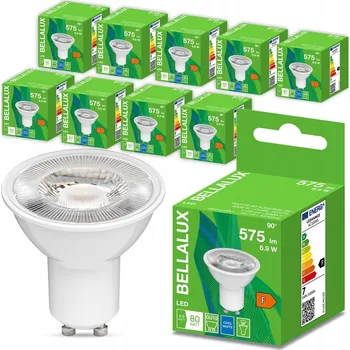 Žárovka Sada 10x LED žárovka GU10 6,9W = 80W 575lm 4000K