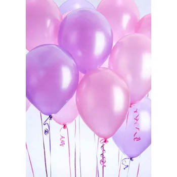 Obraz Plakát Růžové balónky bez rámu 64 x 90 cm